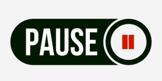 Pause button graphic with the word “PAUSE.”